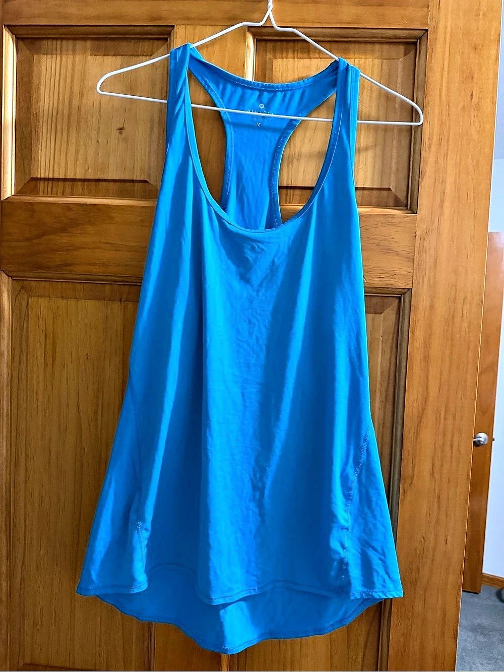 Athleta Racerback Tank in Blue Size Medium